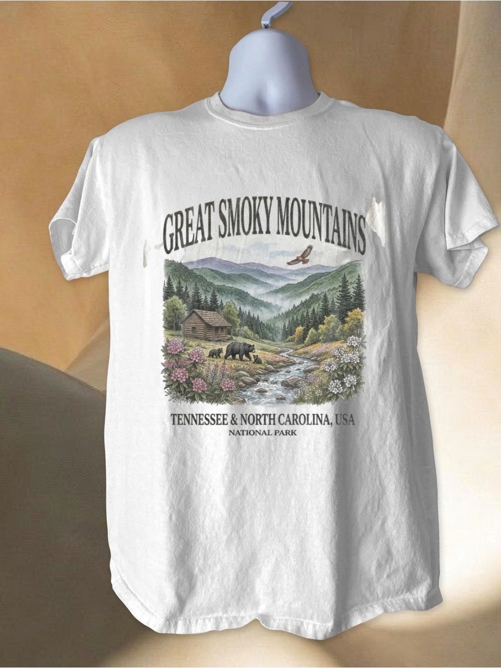 National Park Great Smoky Mountains Scenic Graphic Tee